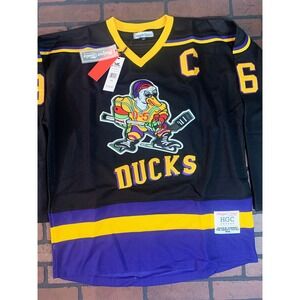 MIGHTY DUCKS (Conway) Headgear Classics Hockey Black Jersey ~Never Worn~ 2XL